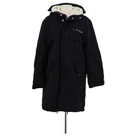 Zadig & Voltaire Schwarzer Baumwollmantel Schwarz