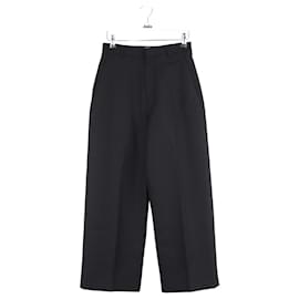 Jacquemus-Black wide wool trousers-Black