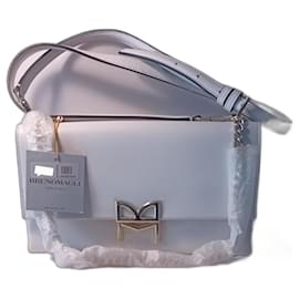 Bruno Magli White Leather Handbag White