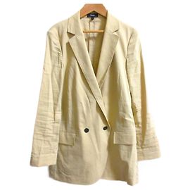 Giacca Tailored DB Boy JKT Eco Crunch Wash di Theory Beige