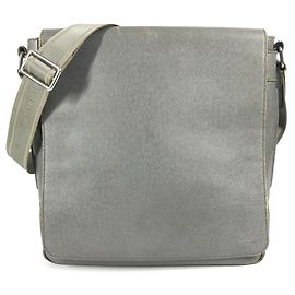 Sac Messenger Roman PM Taiga Louis Vuitton Marron Autre
