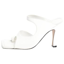 Bottega Veneta Weiße Absatzmules - Größe EU 37,5 Weiß
