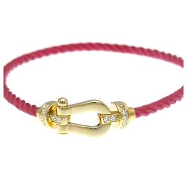 Bracelet Medium Fred Force 10 avec Demi-Diamants Doré