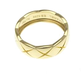 Chanel-Chanel Coco Crush Ring Medium Size in Yellow Gold-Golden