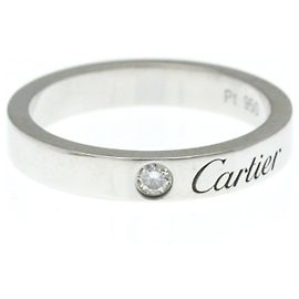 Anello nuziale C de Cartier Argento