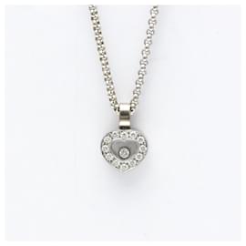 Collar Péndulo Chopard Happy Diamonds Plata