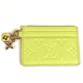 Visitenkartenetui Monogram Empreinte Louis Vuitton Grün