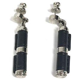Hermès Boucles d'oreilles Charnière PM HERMES Noir