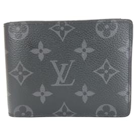 Louis Vuitton Monogram Eclipse Bi-fold Wallet Black