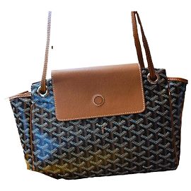Bolsa Goyard Rouette Marrom de Couro Marrom