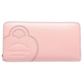 Tiffany & Co. Pink Leather Long Wallet Pink
