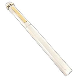 Cartier Trinity Silver Metal Rollerball Pen Silvery