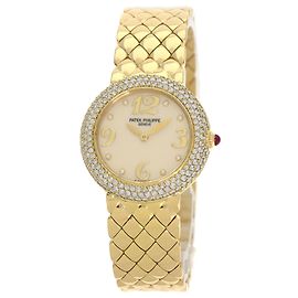 Reloj Patek Philippe Calatrava con bisel de diamantes Otro