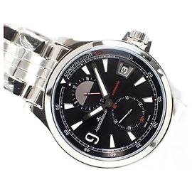 JAEGER LECOULTRE Master Compressor GMT Q1738171 '13 Hombre Plata