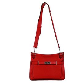 Borsa Jypsiere Hermès Clemence 31 Rosso
