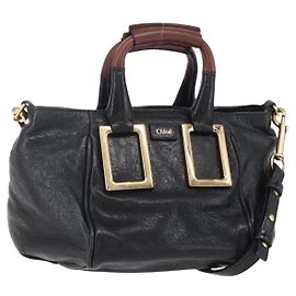 Chloé Chloe Ethel Handbag Leather Black