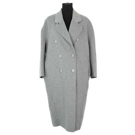 American Vintage Gray wool coat Grey