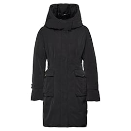 Moncler Black Long Down Jacket - 2010s Black