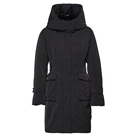 Moncler Giacca Lunga in Piuma Nera - Anni 2010 Nero