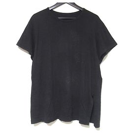 Autre Marque Camiseta de algodón estampada Yohji Yamamoto Negro