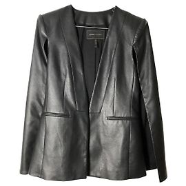 Capa Upas Bcbg Max Azria in ecopelle nera Nero