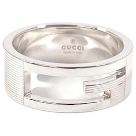 Gucci-GUCCI Branded Cutout G Ring-Other