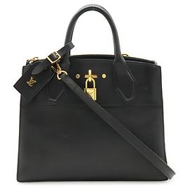 Borsa a mano/spalla City Steamer PM di Louis Vuitton Nero
