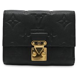 Louis Vuitton-Carteira Metis Compact Tri-fold em Monograma Empreinte Louis Vuitton-Preto