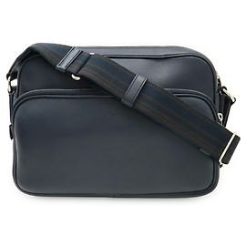 Alfred Dunhill Borsa a Spalla Hampstead City di Dunhill Blu navy