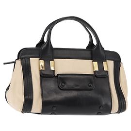 Chloé Bolsa de couro mini Chloe Alice Branco