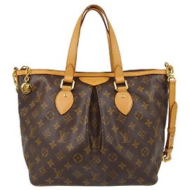 Bolso Louis Vuitton Palermo en Lona Monogram PM Castaño