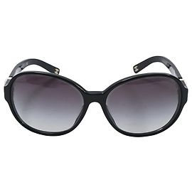 Chanel 5131HA Pearl-Accent Oversized Sunglasses in Black Acetate Black