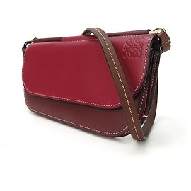 Loewe Gate Calfskin 2way Shoulder Bag Brown