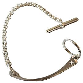 Bracciale Clou de forge Hermès in argento Silver hardware