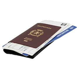 Balenciaga-Porta-moedas de couro Balenciaga-Preto,Bordeaux