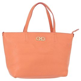Salvatore Ferragamo Gancini Leather Rose