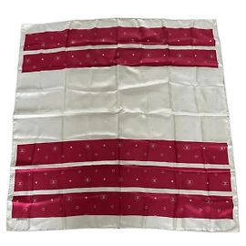 Chanel 90cm silk square Pink