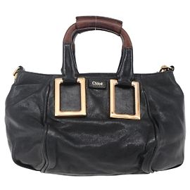 Chloé Chloe Ethel Handbag Leather Black