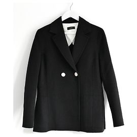 Joseph Brest Black Wool & Cashmere Jacket Black