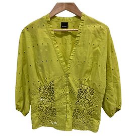 Blouse brodée Pinko Jaune