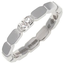 Chanel Première Promesse Pt950 Diamantring Silber