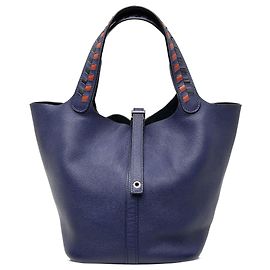 Hermès Blue Epsom Tressage Picotin Lock 22 Blue Other