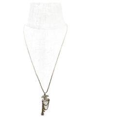 Collana CHANEL Coco Mark GP con strass e perle finte Rosa Bianco D'oro
