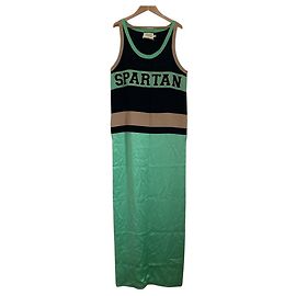 Autre Marque Robe Longue Fausto Puglisi Noir Vert