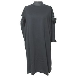 Autre Marque Vestido de algodón sin mangas MSGM con lazo Negro