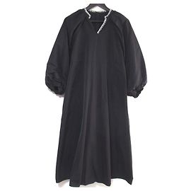 Autre Marque Vestido de Pulóver Largo Bow.a Negro