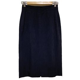 Jil Sander Silk Skirt Black