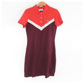 Autre Marque Robe polo Lacoste Rouge Autre