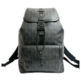 Hit the Road Leder-Rucksack von Christian Dior Schwarz