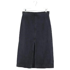 Khaite Saia preta de algodão Preto